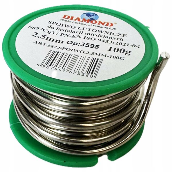 LUT MIEKKI SPOIWO LUTOWNICZE 2.5MM 100G