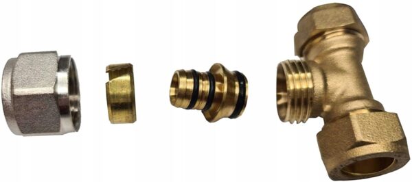 TRÓJNIK PEX CONEX 15X16X15 MM PRZEJŚCIÓWKA ADAPTER