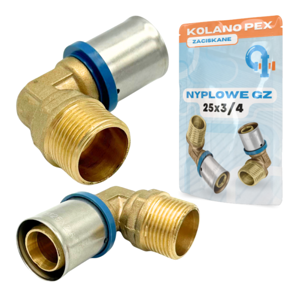 PEX KOLANO ZAPRASOWYWANE 25x3/4 GZ KTM