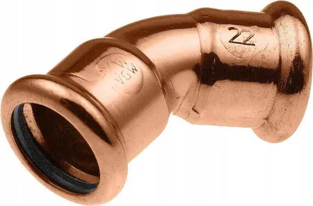 X PRESS KOLANO ŁUK 45 STOPNI 28 MM DO WODY ZAPRASOWYWANE