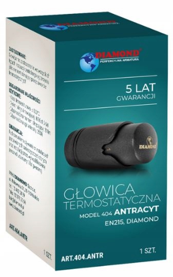 GŁOWICA TERMOSTATYCZNA DO GRZEJNIKA M30 ANTRACYT