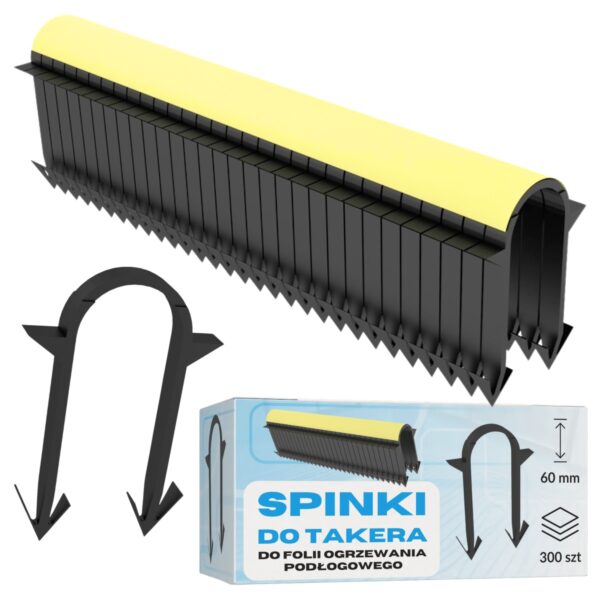 KLIPSY DO TAKERA 60 MM 300 SZTUK TIA