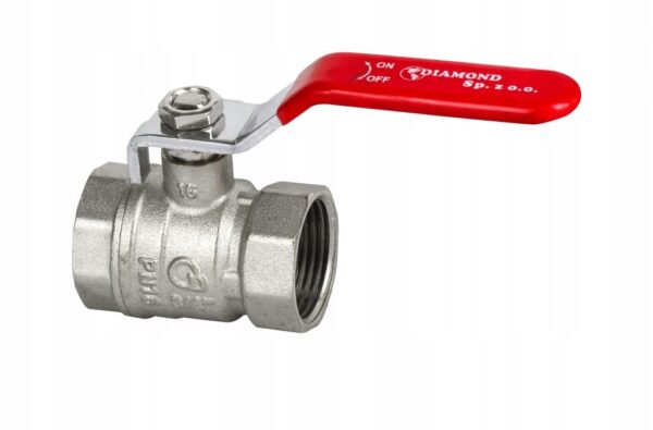 ZAWÓR KULOWY 1.1/4" STANDARD Z DŁAWICĄ GWxGW