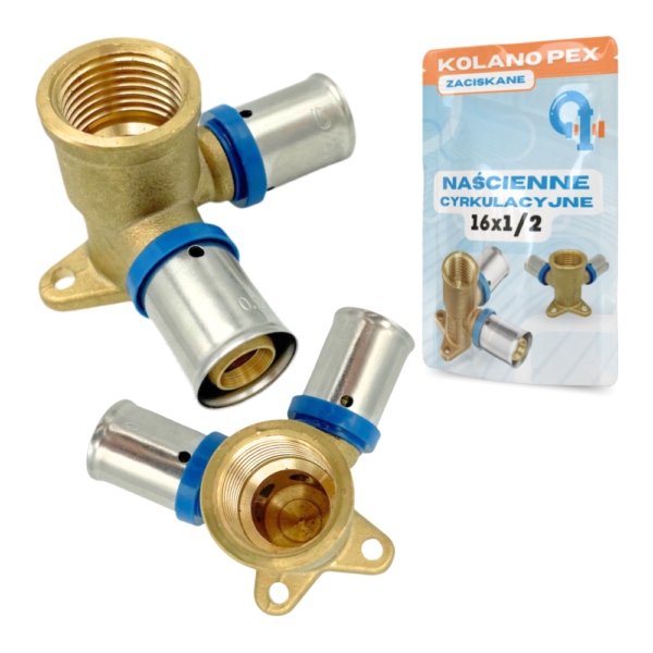 PEX KOLANO CYRKULACYJNE ZAPRASOWYWANE 16x1/2 KTM