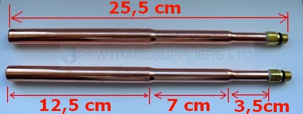 RURKI MIEDZIANE DO PRZYŁĄCZENIA BATERII M10 x 15mm