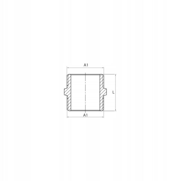 NYPEL CHROM 3/4 CALA CHROMOWANY
