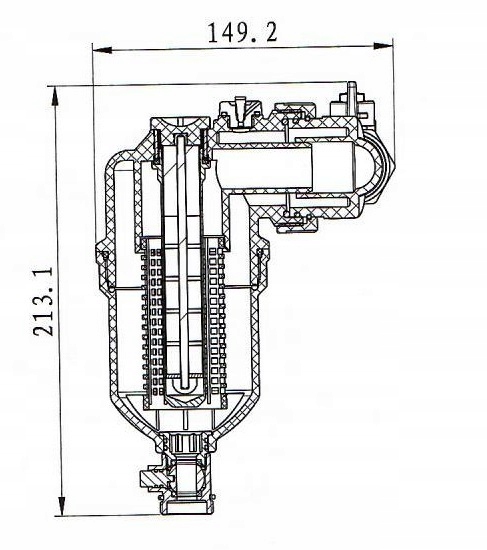 FILTR MAGNETYCZNY 1 SEPARATOR ZANIECZYSZCZEŃ IBO