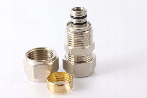PRZEJŚCIÓWKA Z MIEDZI NA PEX 15X16 MM ADAPTER