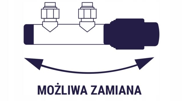 ZAWÓR TERMOSTATYCZNY ZESPOLONY CHROM PEX MIEDŹ