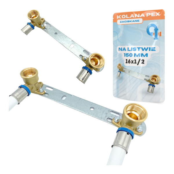 KOLANA NA LISTWIE PEX 16X1/2 X 150MM KTM SZCZĘKI U