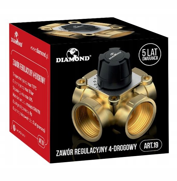 ZAWÓR MIESZAJĄCY 4 DROGOWY 3/4 CALA DIAMOND