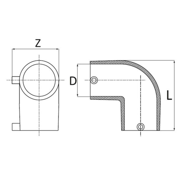 PE KOLANO ZŁĄCZKA ELEKTROOPOROWA 75MM PE100 SDR11 EF
