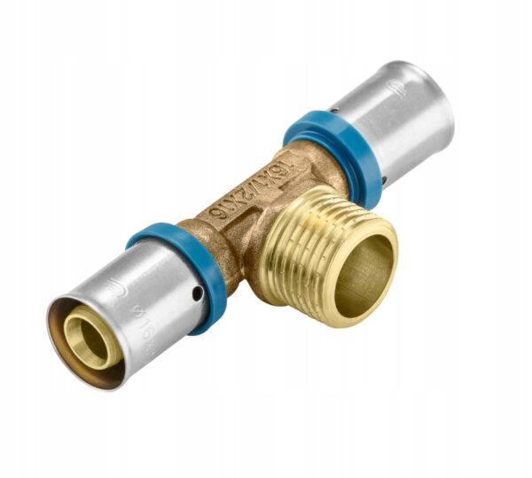 PEX TRÓJNIK ZAPRASOWYWANY 16x1/2x16 GZ KTM