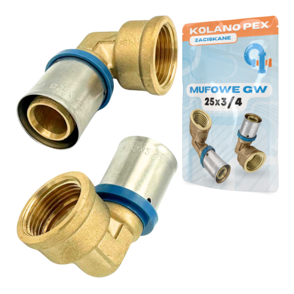 PEX KOLANO ZAPRASOWYWANE 25x3/4 GW KTM