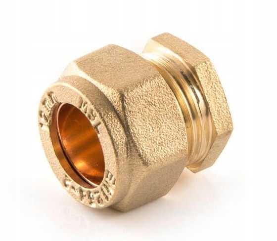 KAPA ZAŚLEPKA ZACISKOWA CONEX 10 MM DO RUR MIEDZIA