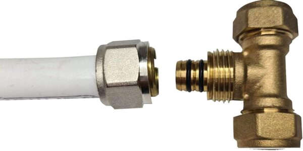 TRÓJNIK PEX CONEX 15X16X15 MM PRZEJŚCIÓWKA ADAPTER