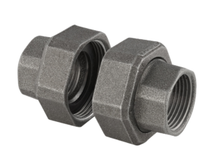 DWA PÓŁŚRUBUNKI DO POMPY 1 1/2″ X 1″ ZŁĄCZKA CZARNA