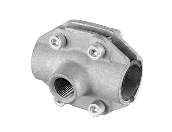 ZŁĄCZE TYPU TRÓJNIK DO RUR 3/4" X 1/2" OCYNK