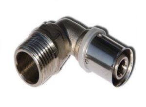 PEX KOLANO 16X3/4 GZ ZACISKANE PRASE ZAPRASOWYWANE