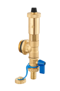 ZESPÓŁ ODPOWIETRZAJĄCO SPUSTOWY DO ROZDZIELACZA 1/2″ NIEBIESKI