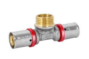 PEX TRÓJNIK ZAPRASOWYWANY 20X3/4X20 GZ